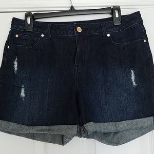 Jennifer Lopez Denim Shorts